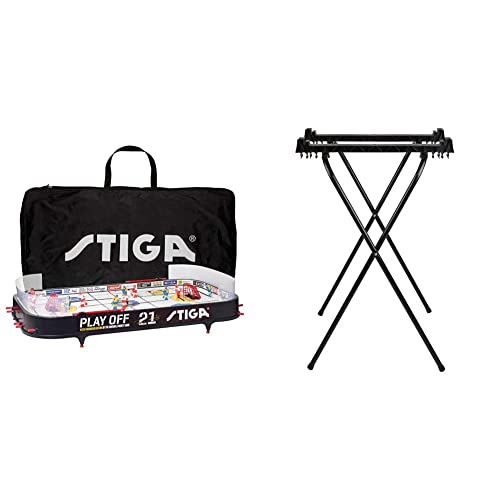 STIGA Eishockey Tischspiel Playoff 21 Hockey Spiel Schweden-Kanada mit Aufbewahrungstasche & Unisex Jugend 71-1938-01 Spielestaender, schwarz, One Size STIGA Eishockey Tischspiel Playoff 21 Hockey Spiel Schweden-Kanada mit Aufbewahrungstasche & Unisex Jugend 71-1938-01 Spielestaender, schwarz, One Size von STIGA