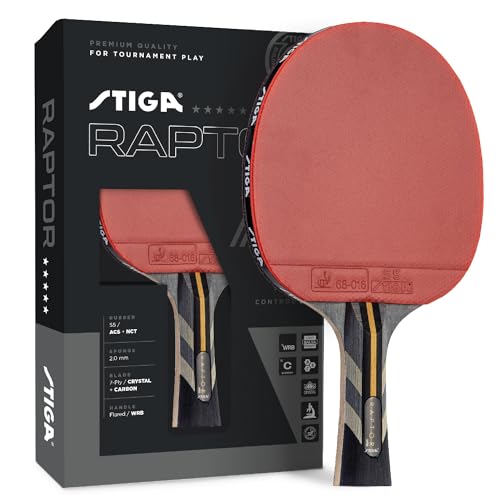 STIGA Raptor Tischtennisschläger schwarz STIGA Raptor Tischtennisschläger schwarz von STIGA