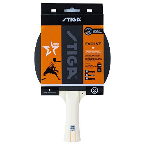 Stiga 1-Star Evolve tischtennisschläger, Red/Black, One Size von Stiga