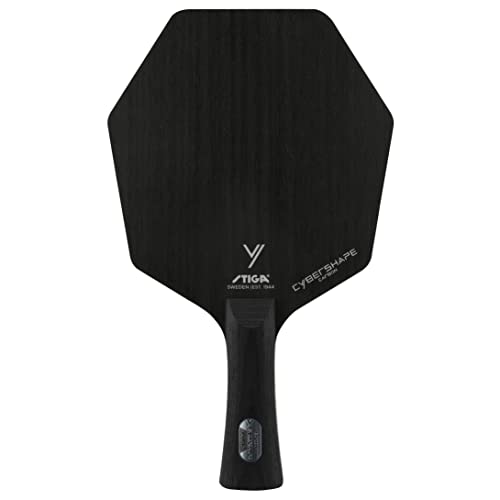 Stiga Cybershape Carbon Profi Tischtennisholz - Neuer Tischtennisschläger, Exagonale Einzigartige Form, Größere Trefferfläche - Pen von Stiga