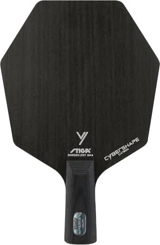 Stiga Cybershape Carbon Profi Tischtennisholz - Neuer Tischtennisschläger, Exagonale Einzigartige Form, Größere Trefferfläche - Pen Stiga Cybershape Carbon Profi Tischtennisholz - Neuer Tischtennisschläger, Exagonale Einzigartige Form, Größere Trefferfläche - Pen von STIGA