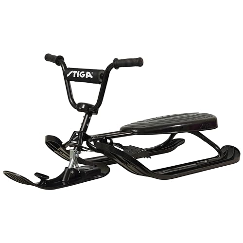 STIGA Schlitten Snowracer Rennrodel SX Color Pro Schwarz Lenkschlitten, 120 x 50 x 37 cm STIGA Schlitten Snowracer Rennrodel SX Color Pro Schwarz Lenkschlitten, 120 x 50 x 37 cm von STIGA