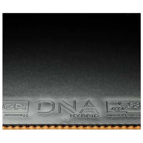Stiga Tischtennisbelag DNA Hybrid H mit 50 Grad Schwammhärte, Power Sponge Cells und H-Touch Tensor-Technologie, Schwarz, 2.1 von Stiga