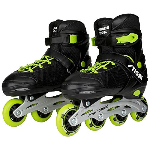 Stiga Unisex-Youth 80-2040-06 Inline Skates, Black, 38-41 von Stiga