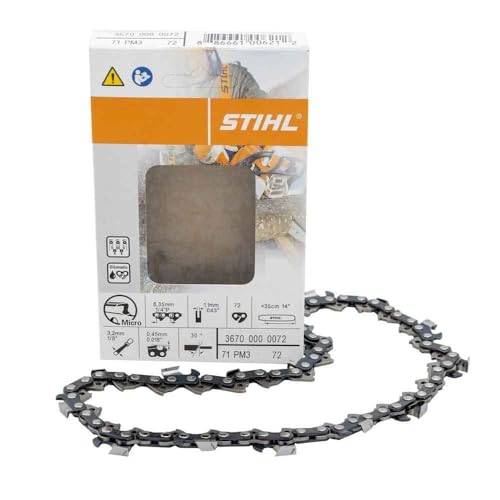 Stihl 3670 000 0072 Picco Micro 3 Sägekette 1/4" für den Einsatz auf leichten und kompakten Motorsägen Stihl 3670 000 0072 Picco Micro 3 Sägekette 1/4" für den Einsatz auf leichten und kompakten Motorsägen von Stihl