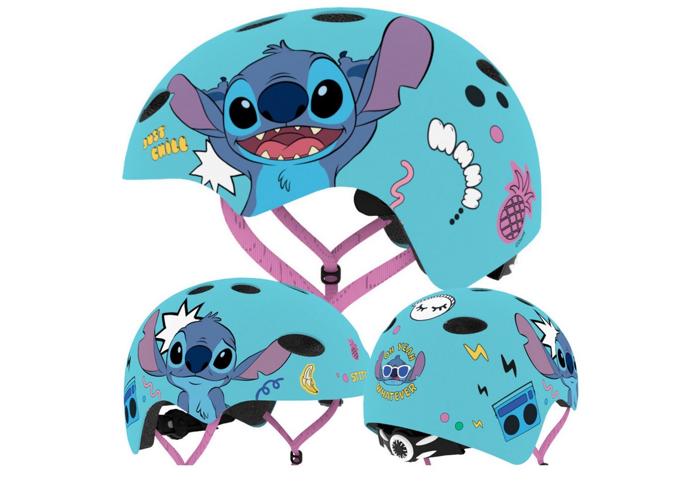 Stitch Fahrradhelm Kinder Fahrradhelm STITCH 52-56cm, ABS Schale, Disney Motiv Stitch Fahrradhelm Kinder Fahrradhelm STITCH 52-56cm, ABS Schale, Disney Motiv von Stitch
