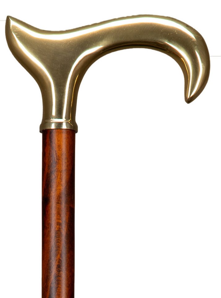 Stockshop Gehstock Gehstock BADEN-BADEN, eleganter, massiver Derbygriff aus Messing, Stoc Stockshop Gehstock Gehstock BADEN-BADEN, eleganter, massiver Derbygriff aus Messing, Stoc von Stockshop
