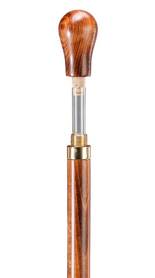 Stockshop Gehstock Trinkstock Knaufstock,Buchenholz, aufschraubbar Glasrohr Messingbecher Stockshop Gehstock Trinkstock Knaufstock,Buchenholz, aufschraubbar Glasrohr Messingbecher von Stockshop