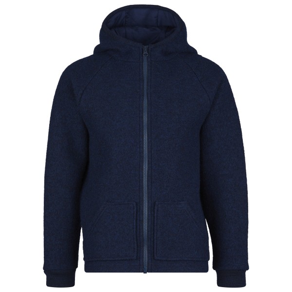 Stoic - Kid's BoiledWool MunkebySt. Jacket with Hood - Merinojacke Gr 134-140 blau von Stoic