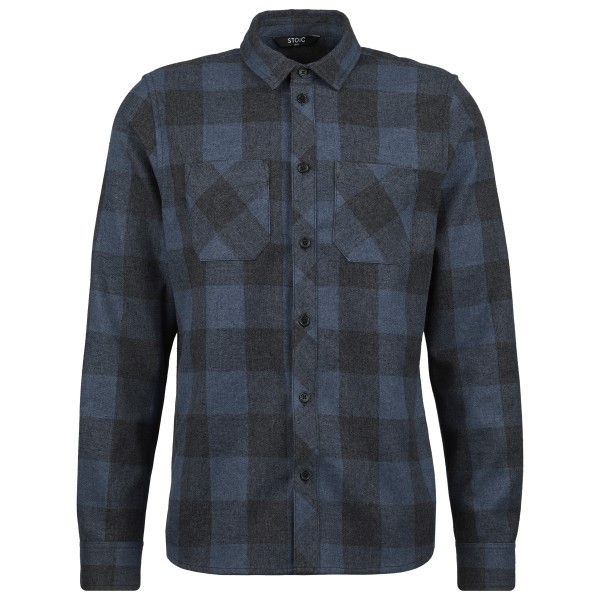 Stoic - MMXX.Storuman Hemp Flannel Shirt - Hemd Gr 4XL blau von Stoic