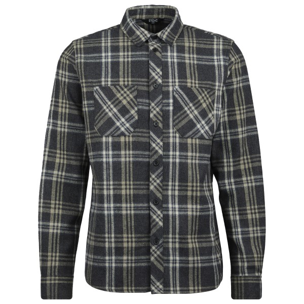 Stoic - MMXX.Storuman Hemp Flannel Shirt - Hemd Gr XL grau von Stoic