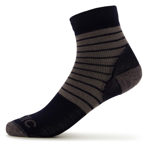 Stoic - Merino MTB Quarter Socks - Radsocken Gr 36-38;39-41;42-44;45-47 blau/schwarz;grau;oliv;rosa;schwarz von Stoic