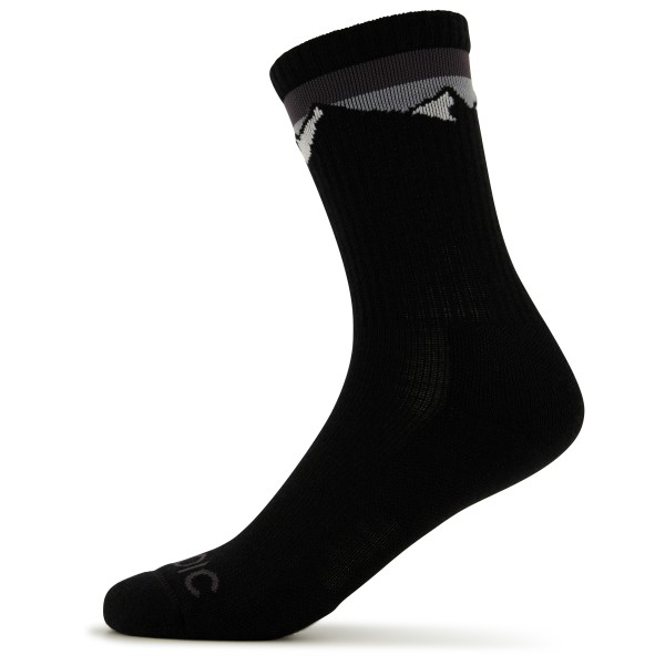 Stoic - Merino Crew Tech Rib Mountains Socks - Multifunktionssocken Gr 36-38 schwarz von Stoic