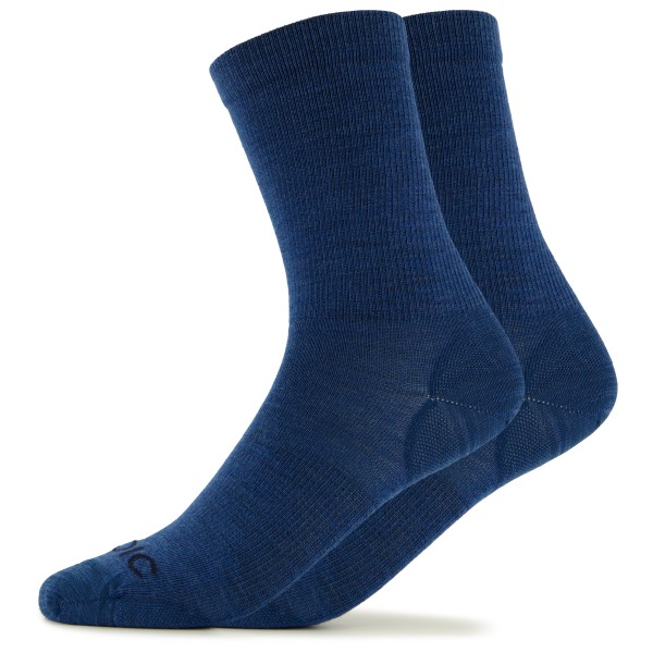 Stoic - Merino Everyday Crew Solid Socks - Merinosocken Gr 42-44 blau von Stoic