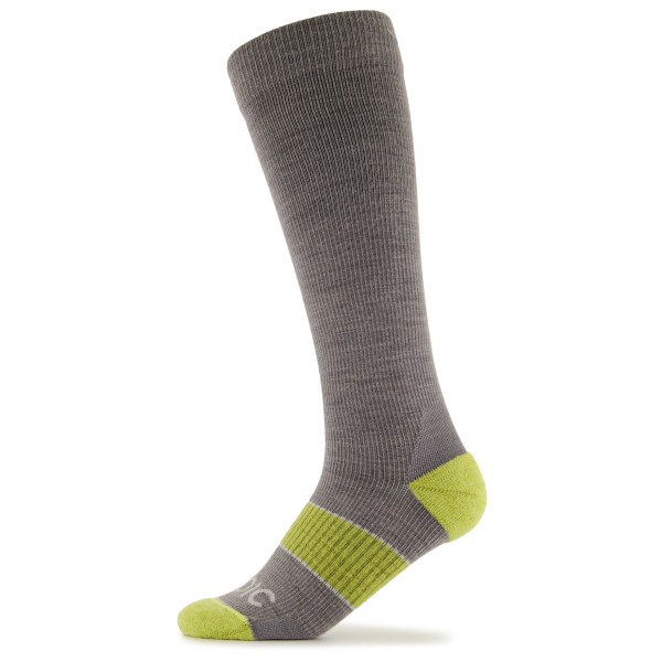 Stoic - Merino Light Compression Socks - Kompressionssocken Gr 39-41 grau/grün von Stoic