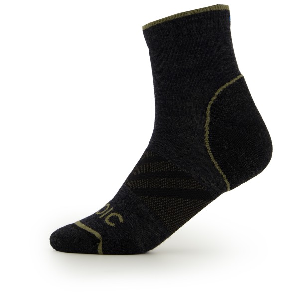 Stoic - Merino Outdoor Quarter Socks Tech - Wandersocken Gr 39-41 schwarz von Stoic