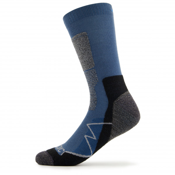 Stoic - Merino Trekking Crew Socks - Wandersocken Gr 36-38 blau von Stoic