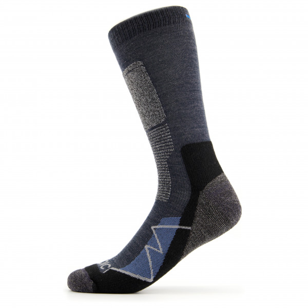 Stoic - Merino Trekking Crew Socks - Wandersocken Gr 42-44 grau von Stoic