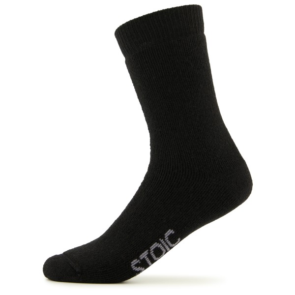 Stoic - Merino Warmwool Heavy - Merinosocken Gr 39-41 schwarz von Stoic