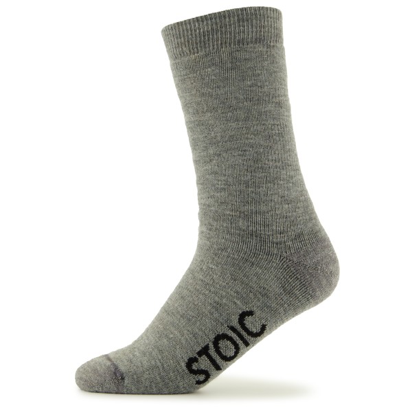 Stoic - Merino Warmwool Medium - Merinosocken Gr 39-41 grau von Stoic