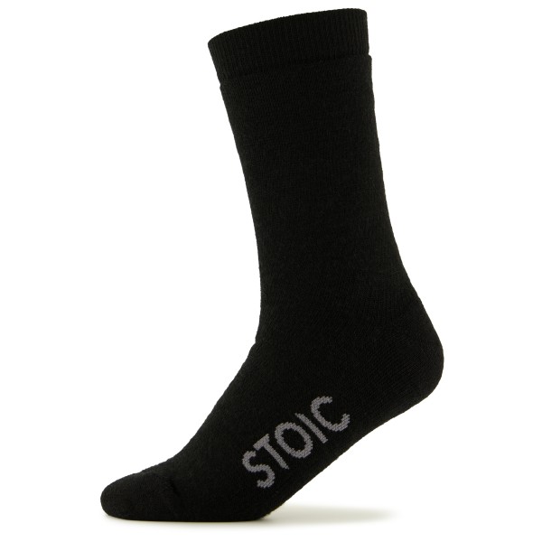 Stoic - Merino Warmwool Medium - Merinosocken Gr 42-44 schwarz von Stoic