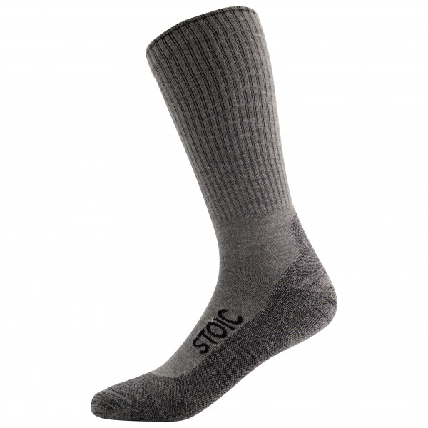 Stoic - Merino Wool Silk Hiking Socks - Wandersocken Gr 45-47 grau von Stoic