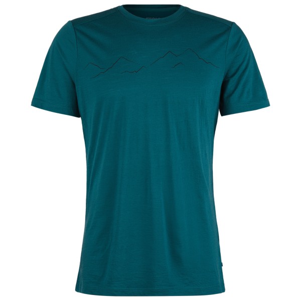 Stoic - Merino150 Heladagen T-Shirt Fjäll - Merinoshirt Gr 3XL;4XL;5XL;L;M;S;XL;XXL blau;schwarz von Stoic