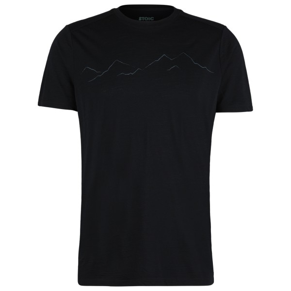 Stoic - Merino150 Heladagen T-Shirt Fjäll - Merinoshirt Gr XL schwarz von Stoic