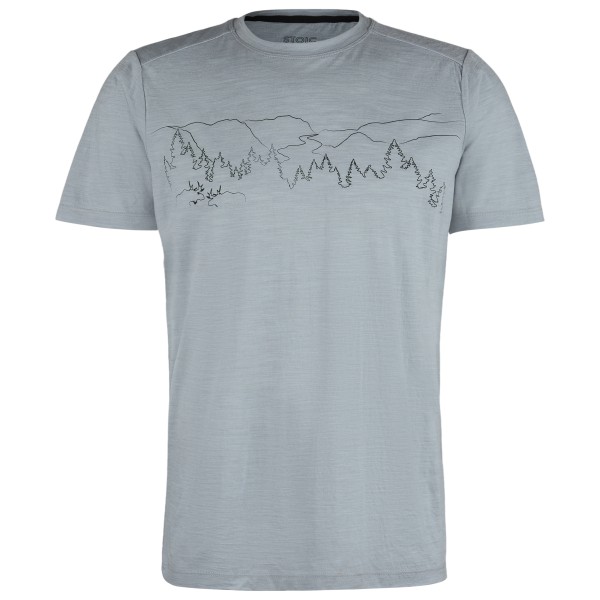 Stoic - Merino150 Heladagen T-Shirt Fjord - Merinoshirt Gr XL grau von Stoic