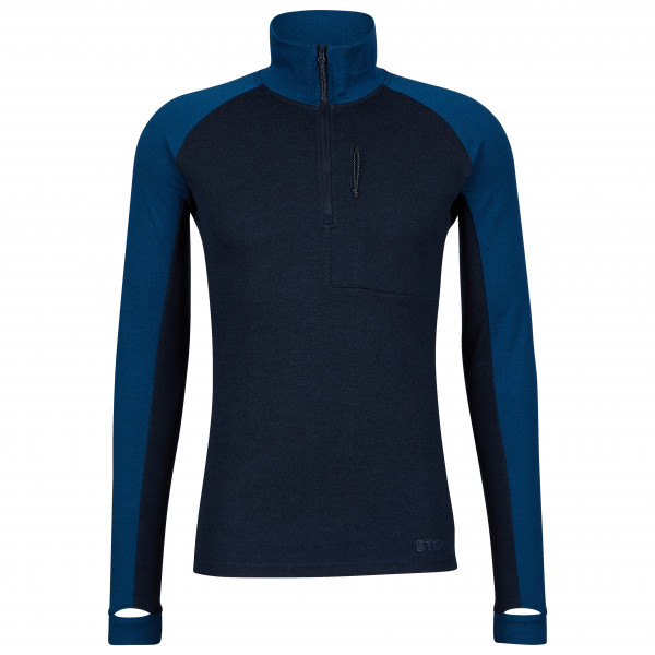 Stoic - Merino260 StadjanSt. Zip Pullover - Merinopullover Gr M blau von Stoic