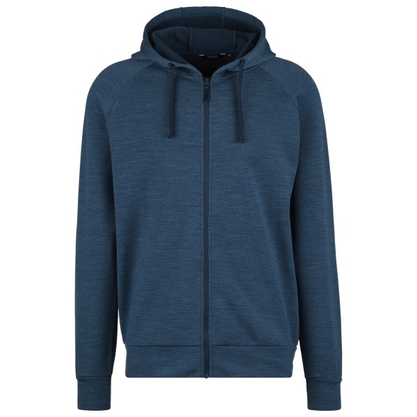 Stoic - Merino335 MMXX.Lulea Zip Hoody - Merinohoodie Gr S blau von Stoic