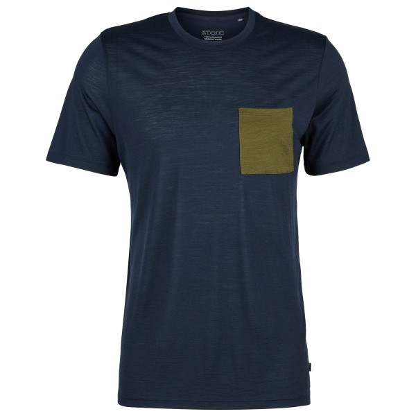 Stoic - MerinoChill MMXX. Göteborg Pocket Tee - Merinoshirt Gr 5XL blau Stoic - MerinoChill MMXX. Göteborg Pocket Tee - Merinoshirt Gr 5XL blau von Stoic
