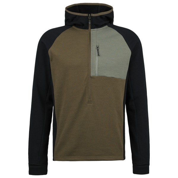 Stoic - MerinoGrid285 NorrdalSt. 3/4 Zip Hoody - Merinohoodie Gr 3XL braun/schwarz Stoic - MerinoGrid285 NorrdalSt. 3/4 Zip Hoody - Merinohoodie Gr 3XL braun/schwarz von Stoic