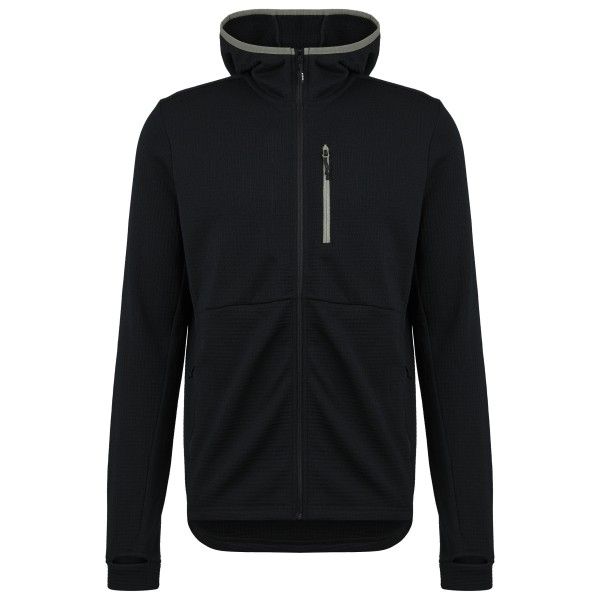 Stoic - MerinoGrid285 NorrdalSt. Zip Hoody - Fleecejacke Gr L schwarz von Stoic