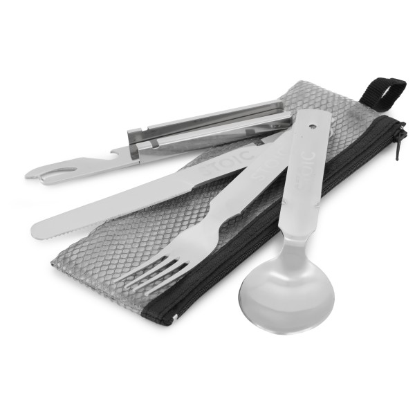 Stoic - StareSt. Cutlery Set - Besteck-Set Gr One Size grau Stoic - StareSt. Cutlery Set - Besteck-Set Gr One Size grau von Stoic