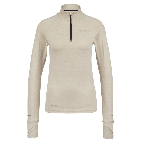 Stoic - Women's HelsingborgSt. Performance L/S with Zip - Laufshirt Gr M beige Stoic - Women's HelsingborgSt. Performance L/S with Zip - Laufshirt Gr M beige von Stoic