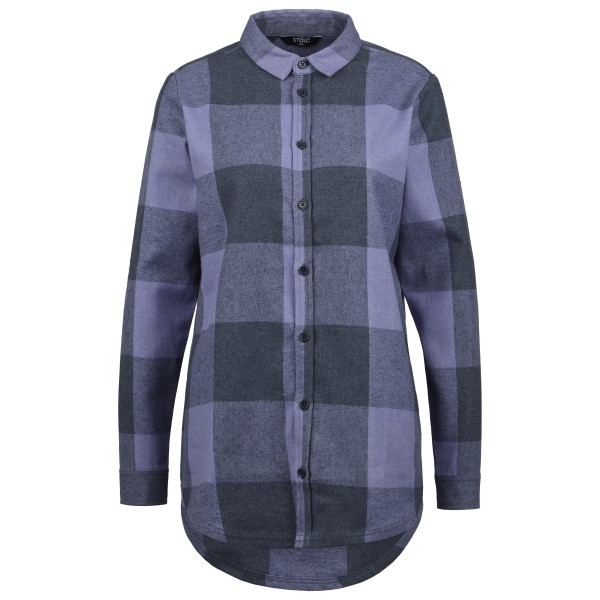 Stoic - Women's MMXX.Storuman Hemp Flannel Shirt - Hemd Gr S blau von Stoic