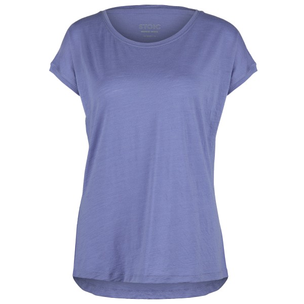 Stoic - Women's Merino150 MMXX T-Shirt loose - Merinoshirt Gr 40 lila von Stoic
