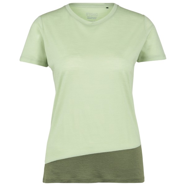 Stoic - Women's Merino155 LaholmSt. Colorblock T-Shirt - Merinoshirt Gr L grün Stoic - Women's Merino155 LaholmSt. Colorblock T-Shirt - Merinoshirt Gr L grün von Stoic