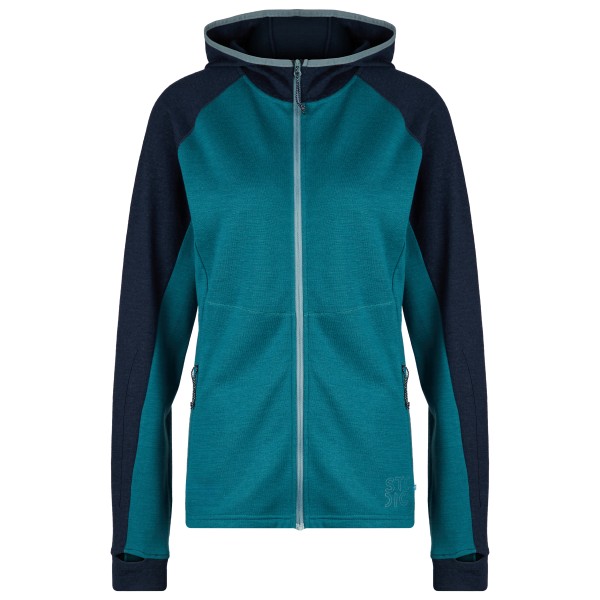 Stoic - Women's Merino260 StadjanSt. Hoody - Merinohoodie Gr 38 blau/türkis von Stoic