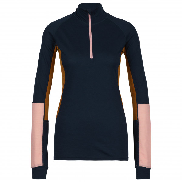 Stoic - Women's MerinoMesh150 BensjonSt. II L/S Half Zip - Merinounterwäsche Gr 34 blau von Stoic