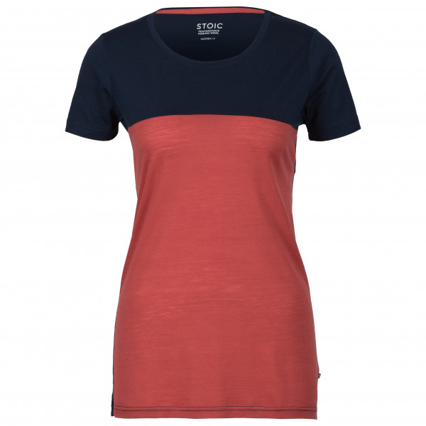 Stoic - Women's MerinoMesh150 BensjonSt. II T-Shirt - Merinoshirt Gr 38 rot von Stoic