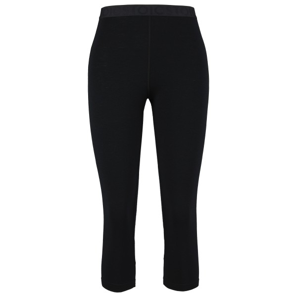 Stoic - Women's MerinoMesh150 SadjemSt. 3/4 Pants - Merinounterwäsche Gr XS schwarz von Stoic