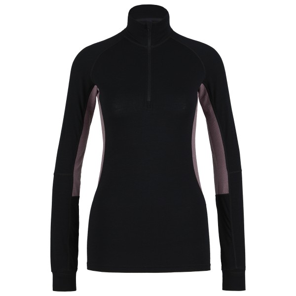 Stoic - Women's MerinoMesh150 SadjemSt. L/S Half Zip - Merinounterwäsche Gr XXL schwarz von Stoic