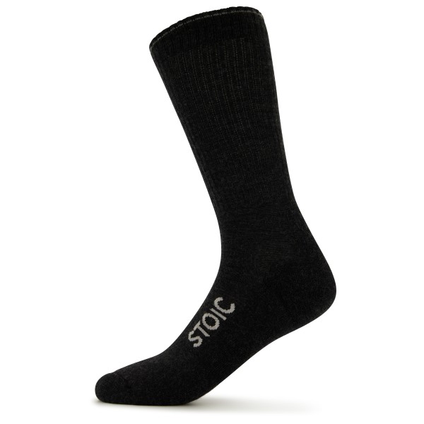 Stoic - Merino Wool Silk Hiking Socks - Wandersocken Gr 39-41 schwarz von Stoic