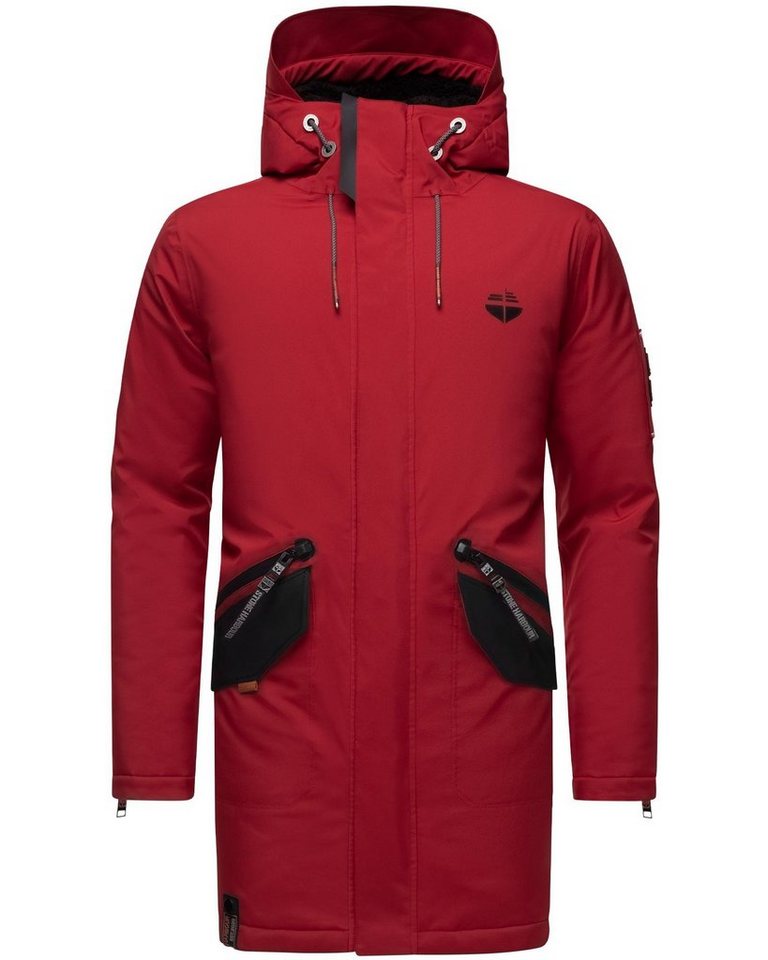 Stone Harbour Wintermantel Ragaan modischer Herren Winterparka mit Teddyfell Futter von Stone Harbour