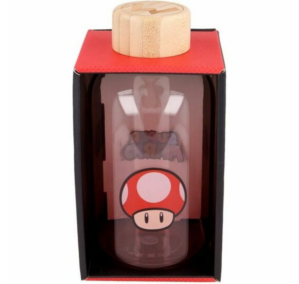 Stor Trinkflasche Nintendo Super Mario Bros Glasflasche 620ml von Stor