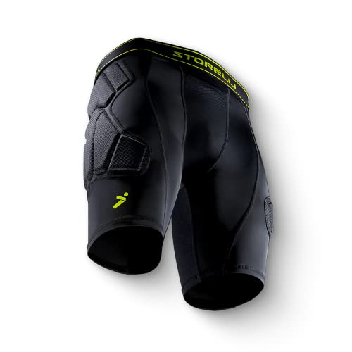 Storelli BodyShield Unisex-Torwart-gepolsterte Shorts 2.0 | Wattierte Fußball-gepolsterte Kompressionshose | Verbesserter Schutz des Unterkörpers | Storelli BodyShield Unisex-Torwart-gepolsterte Shorts 2.0 | Wattierte Fußball-gepolsterte Kompressionshose | Verbesserter Schutz des Unterkörpers | von Storelli