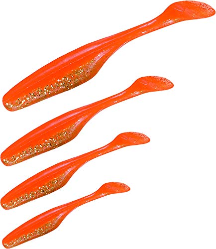 Fängige Gummifisch Köder 3 Stück im Set, Farbe :Orange, Länge:9 cm Fängige Gummifisch Köder 3 Stück im Set, Farbe :Orange, Länge:9 cm von Storfisk fishing & more