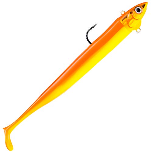 Storm Biscay Sandeel 17cm 51g - 2 Gummifische + Jigkopf, Farbe:Coastal Candy Storm Biscay Sandeel 17cm 51g - 2 Gummifische + Jigkopf, Farbe:Coastal Candy von Storm